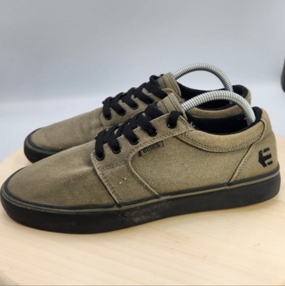 Etnies Mens Skater Tennis Shoes Gray/Black sz 8 - Picture 3 of 13
